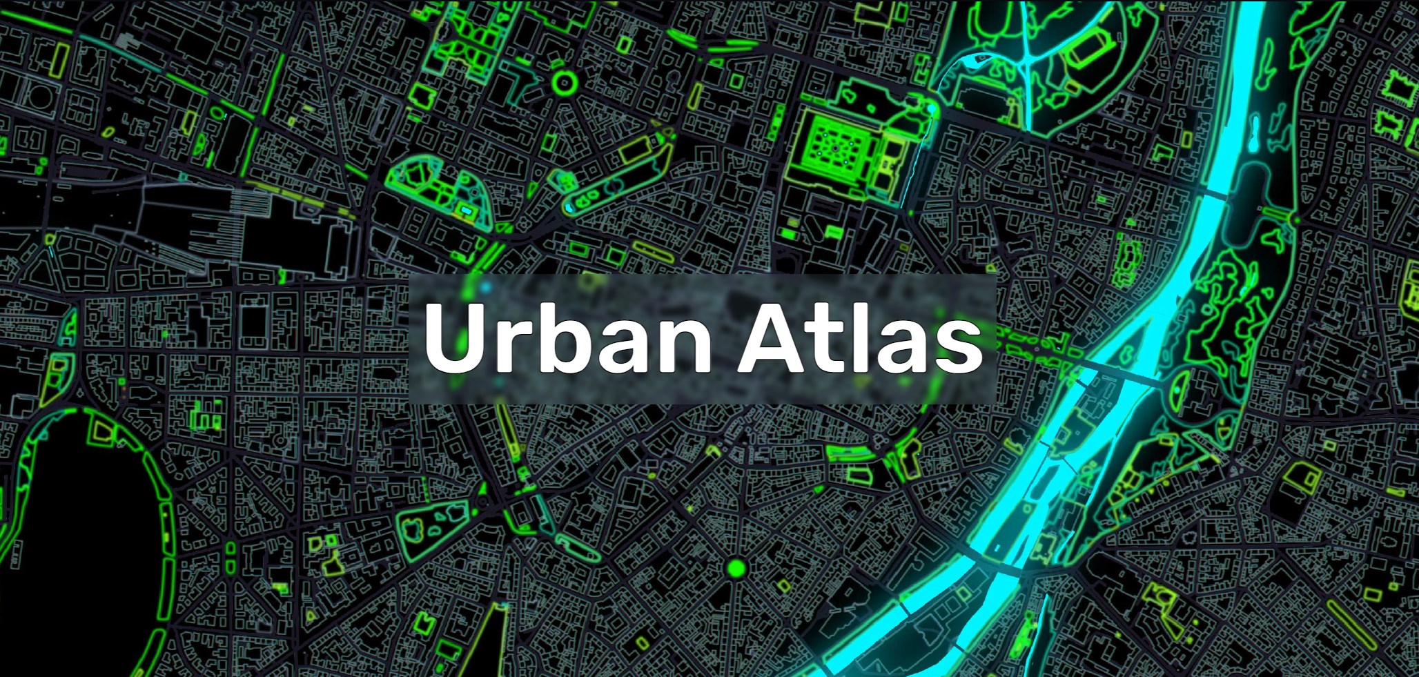 Landing page of Urban Atlas